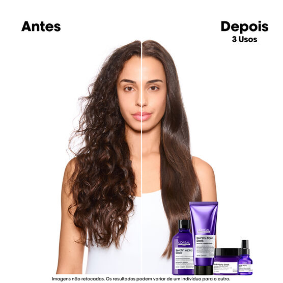KERATIN ALPHA SLEEK KAS SHAMPOO 300ML